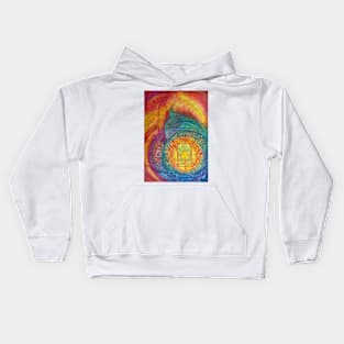 Maya Glyph Ahau Kids Hoodie